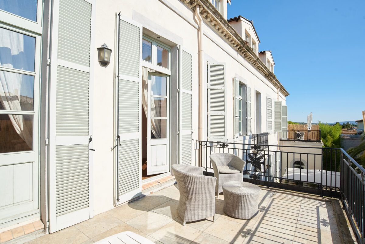 Terrasse privative Chambre n°3